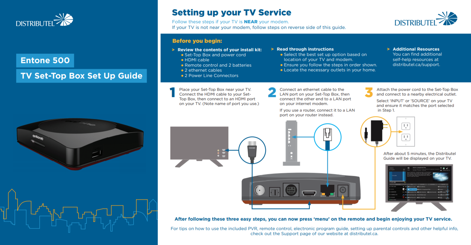 Entone 500 TV SetTop Box